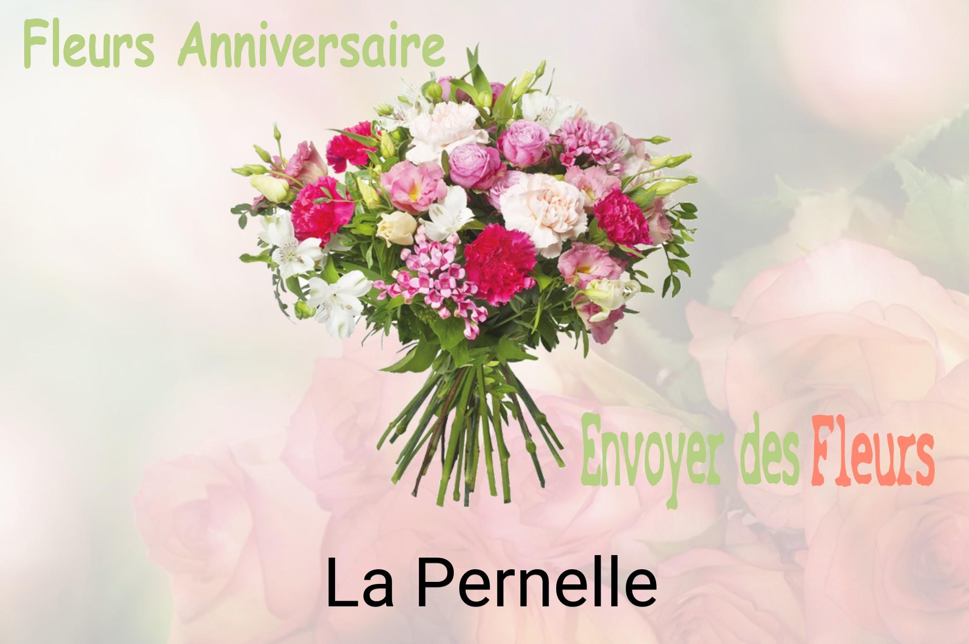 Bouquet de fleurs d’anniversaire livré à La Pernelle